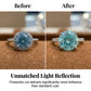 Elegant Firework Cut Ring in Multiple Colors