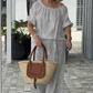 👚 40% OFF NOW! 💃 Women's Drawstring Top & Pants 2-Piece Set – Relaxed Fit, Comfortable & Perfect for Lounging or Everyday Style 🌸