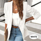 🧥 LIMITED-TIME 50% OFF! 💥 Elegant Soft Solid Color Lapel Buttons Jacket – Classic Collar, One-Button, Versatile ✨