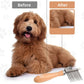 Pet Detangling Brush with Long Steel Blades for Dog & Cat