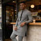 Men's Modern Mandarin Collar Tunic and Pants Set