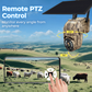 Solar-Powered PTZ Security Camera