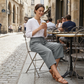 👖 50% OFF NOW!☁️ Women's Capri Pants – Drawstring Waist & Breathable – Casual Summer Essential ✨