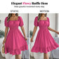 📢📢40% OFF !! ⏰Summer Casual Ruffle Hem Midi Dress