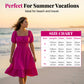 📢📢40% OFF !! ⏰Summer Casual Ruffle Hem Midi Dress