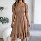 📢📢40% OFF !! ⏰Summer Casual Ruffle Hem Midi Dress