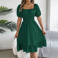 📢📢40% OFF !! ⏰Summer Casual Ruffle Hem Midi Dress