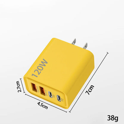 🔥🔥120W 4-Port Fast Charger Block