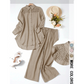 🥳2026 HOT SALE🥳💞50K+ SOLD!💥50% OFF! 🔥Lace Patchwork Shirt & Pants 2-Piece Set