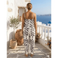 🌼Women's Leaf Print Spaghetti Strap Jumpsuit
