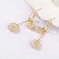 Elegant Artificial Crystal Tassel Drop Earrings