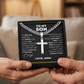 ⛓️ 50% OFF NOW! ✝️ Men's Stainless Steel Cross Pendant Necklace – Timeless Symbol, Durable Materials & Gift-Ready Box 🎁