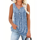 👚 50% OFF NOW! 🌸 Women's Printed Button Sleeveless Top – Chic Print, Breathable & Lightweight ✨