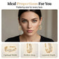 Elegant Geometric Hoop Earrings with Sparkling Accents