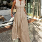 👗 50% OFF NOW! 🥳 Sleeveless Zip-Front A-Line Maxi Dress – Flowy & lightweight – Perfect for summer parties or casual elegance – chic and comfortable 🌸✨