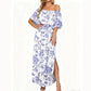 📢📢40% OFF !! ⏰Summer Bohemian Beach Slit Maxi Dress