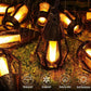 📢📢30% OFF !! ⏰New IP65 Solar LED String Lights, flame-style, waterproof, for outdoor use, with sensor, for gardens, courtyards and camping, 360° beam angle