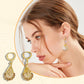 Women's Gold-Plated Teardrop Earrings