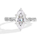 Elegant Sparkling Cubic Zirconia Ring