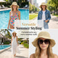 Women's Handwoven Wide-Brim Straw Hat