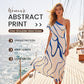 📢📢30% OFF !! ⏰Women's Abstract Print One-Shoulder Maxi Dress