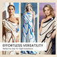 📢📢30% OFF !! ⏰Women's Abstract Print One-Shoulder Maxi Dress