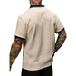 Men's Casual Textured Short-Sleeve Top