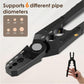 🔧 LIMITED-TIME 50% OFF! 💥 Copper Tube Rounder Pliers – 6-Hole, Alloy Steel, Labor-Saving Lever Arm ✨