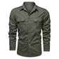 🆕2026 New Style✨Men's Long Sleeve Cotton Workwear Shirt👔