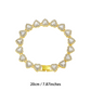 💎 50% OFF NOW! ✨ Sparkling Heart Statement Chain Necklace – Rhinestone, Gold/Silver, Adjustable Length – Perfect Gift 💖
