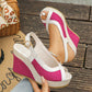 👡 LIMITED-TIME 50% OFF! 🌸 Women's Peep-Toe Wedge Sandals – Platform, Breathable, Anti-Slip Sole 🍃