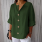 👕 LIMITED-TIME 50% OFF! 💫 Women's Loose Button-Down Top – Easy, Breathable, Wrinkle-Resistant 🌿