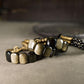Vintage Black & Gold Beaded Bracelet