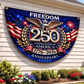 🎆Anniversary Special!✨ 250th Anniversary Half-Round Bunting Banner