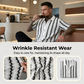 🎉New Season Drop!✨ Men's Short Sleeve Retro Geometric Knit Shirt