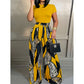 Women's Top & Wide-Leg Pants 2-Piece Set