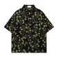Vintage Casual Floral Print Short Sleeve Shirt
