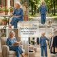 Women's Casual 2-Piece Set with Eyelet Details