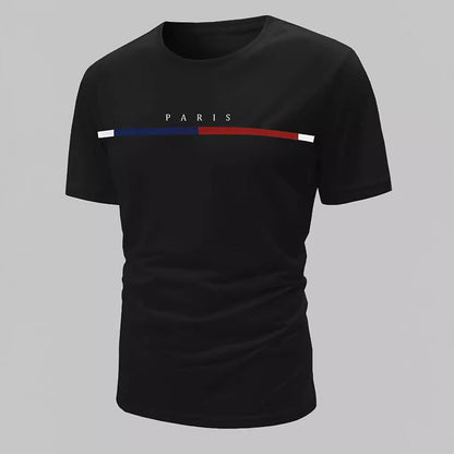 👕 LIMITED-TIME 50% OFF! 🎨 Minimalist Graphic Tee for Men (Paris Design) – Premium Fabric, Slim Fit, Versatile Style ✨