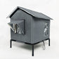 🐈 All-Weather Elevated Outdoor Cat House – Waterproof Oxford Cloth, Thermal Aluminum Lining & Foldable Design 🌧️