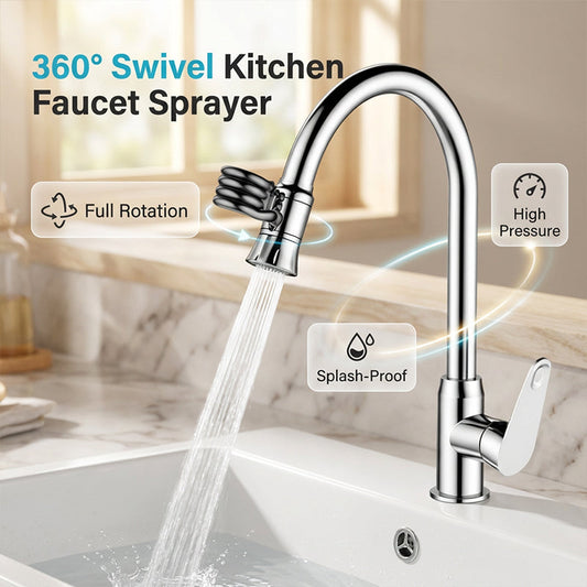 Universal 360° Swivel Kitchen Faucet Sprayer Head