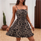 👗 LIMITED-TIME 50% OFF! ✨ Tie-Front Smocked Dress – Spaghetti Straps, Smocked Waist, A-Line Ruffle Hem 🌸