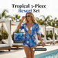 Women's Sexy Printed 3-Piece Set