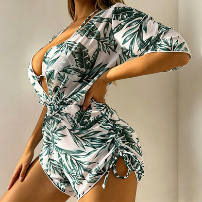 Women's Sexy Printed 3-Piece Set