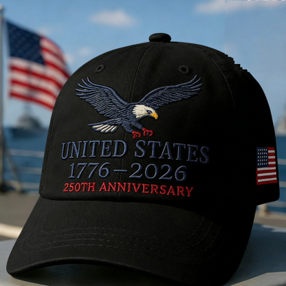 Vintage Washed Cotton 250th Anniversary Cap
