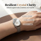 Vintage-Style Quartz Watch with Mesh Strap