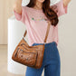 👜 50% OFF NOW! ✨ Women's Multi-Pocket Shoulder Bag – PU Leather & Large Capacity – Stylish & Adjustable 🌸