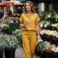 Women's Casual Solid Color Two-Piece Set