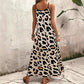 Women's Leopard Print Spaghetti Strap Dress