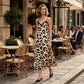 Women's Leopard Print Spaghetti Strap Dress